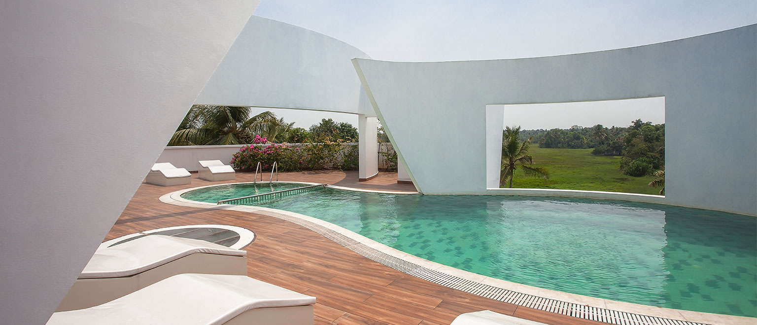 The terrace Pool : A premium roof top Pool with a scenic vie